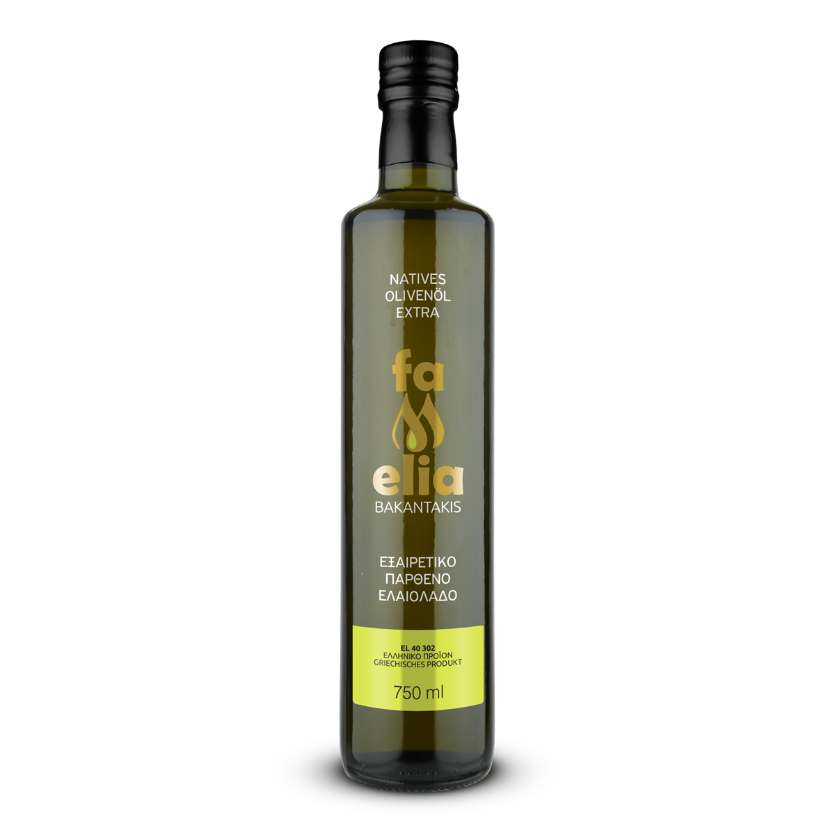 FAMELIA OLIVE - BAKANTAKIS - Extra Virgin Olive Oil - Dorica-750ml-Simvatiko